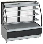 ВИТРИНА КОНДИТЕРСКАЯ KAYMAN K-ВК-1300 ОТКРЫТАЯ СЕРЕБРО
