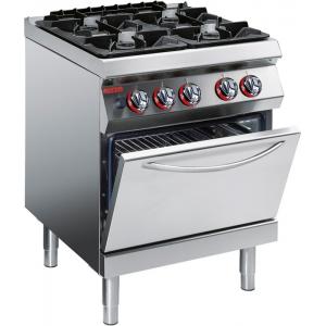 Плита газовая напольная c 4 конфорками и духовым шкафом Angelo Po 1G1FA0GV