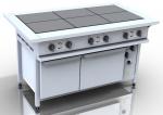 Плита электрическая напольная c 4 конфорками и духовым шкафом Термаль концерн ЗАО ПЭ6ЖШ