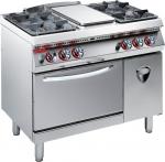 Плита газовая напольная c 4 конфорками и духовым шкафом Angelo Po 2G1FAPG