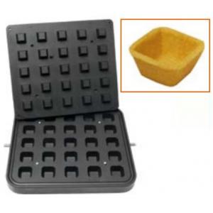 Форма для 25 квадратных тарталеток 40*40 мм для тарталетницы DHTartmatic Kocateq DH Tartmatic Plate 